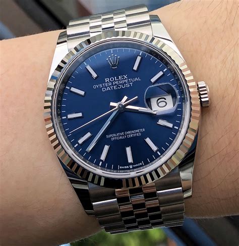 Datejust 36 : Silver or Blue 